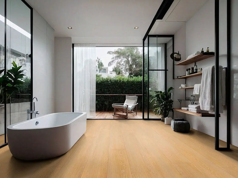 Xl Cyrus Valleyview Grove Matte Wood Look Lvt Planks 9x60 in a finished room