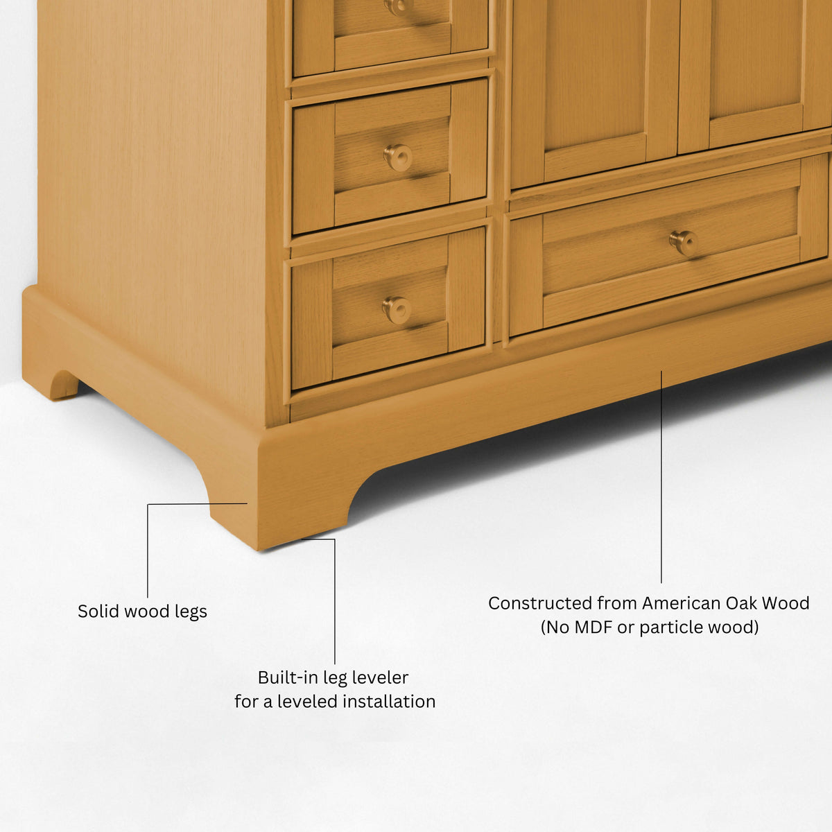 Audrey Bathroom Vanity in Sienna Finish, photo 5 of 7