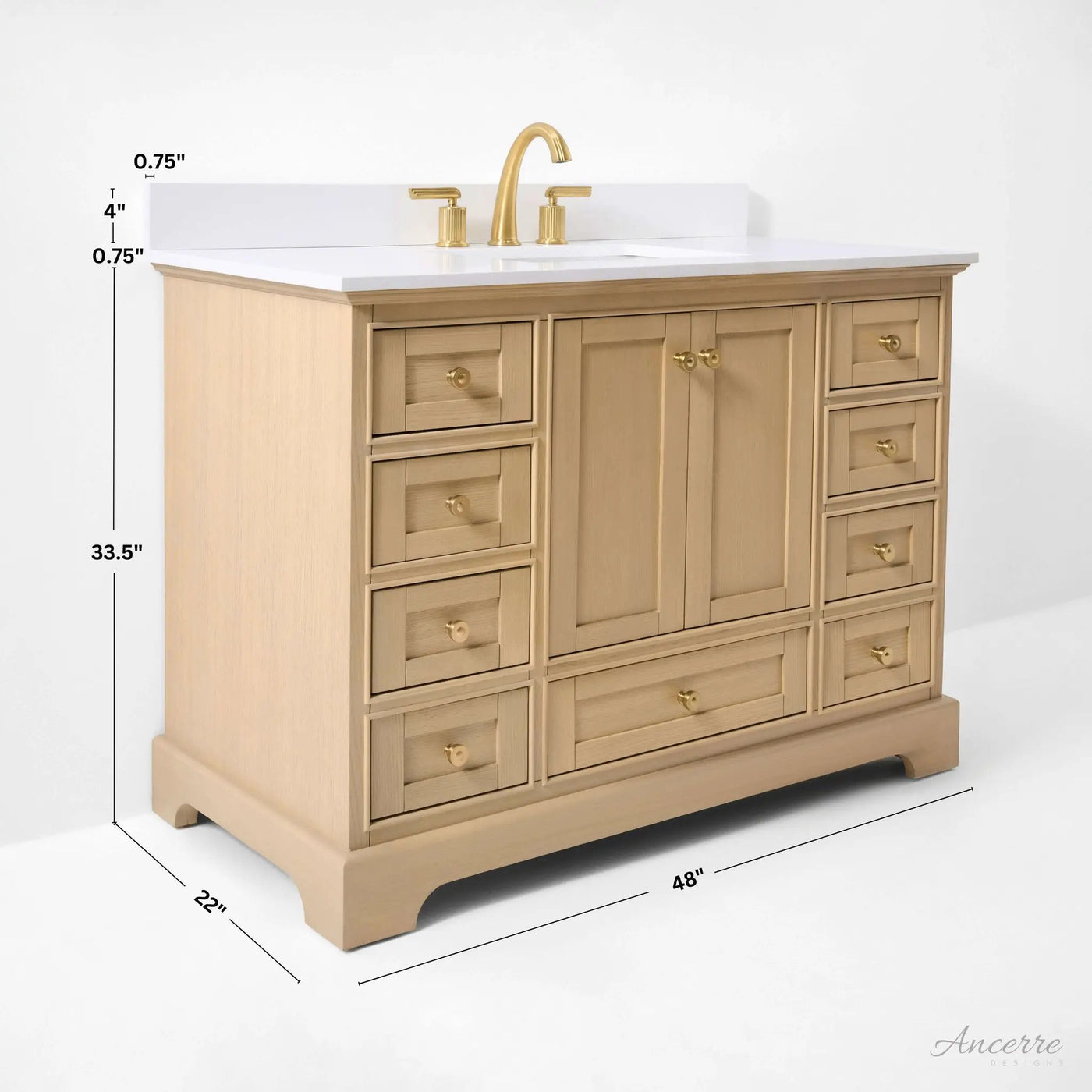Audrey 48" Bath Vanity Set by Ancerre Designs