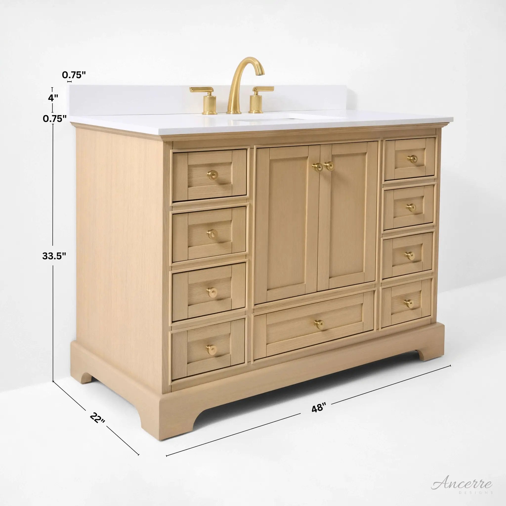 Audrey 48" Bath Vanity Set by Ancerre Designs