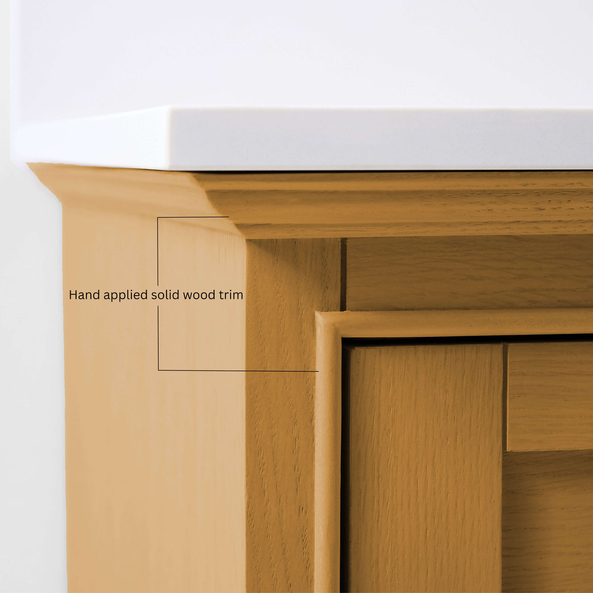 Audrey Bathroom Vanity in Sienna Finish, photo 4 of 7