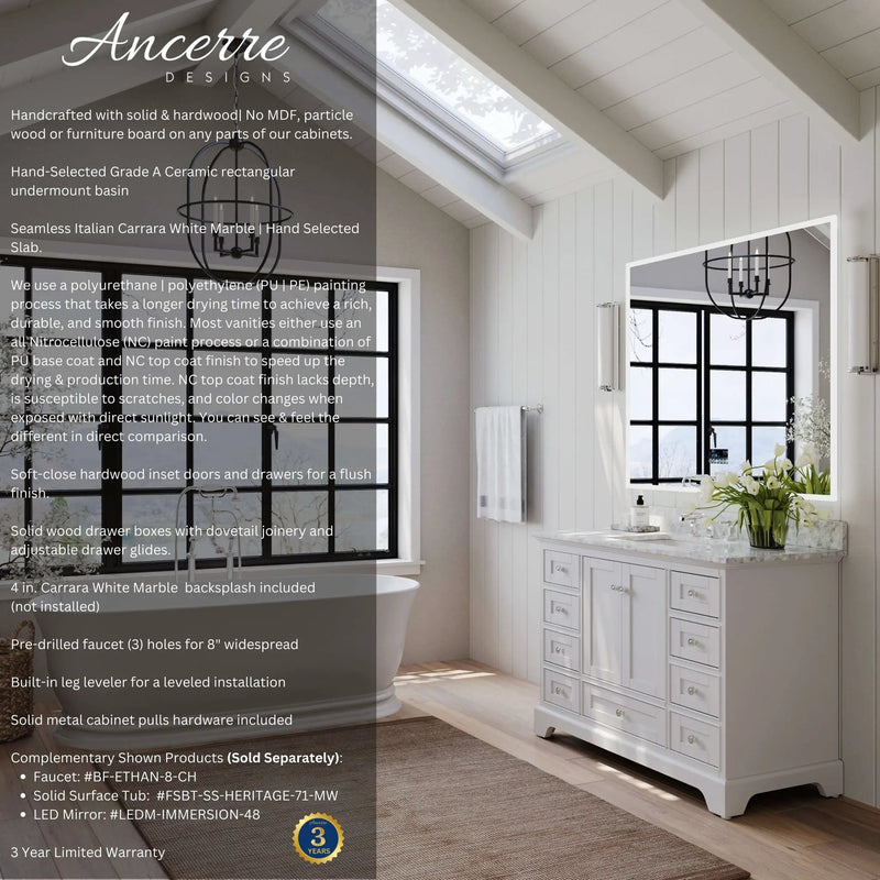 Audrey 48" Bath Vanity Set by Ancerre Designs