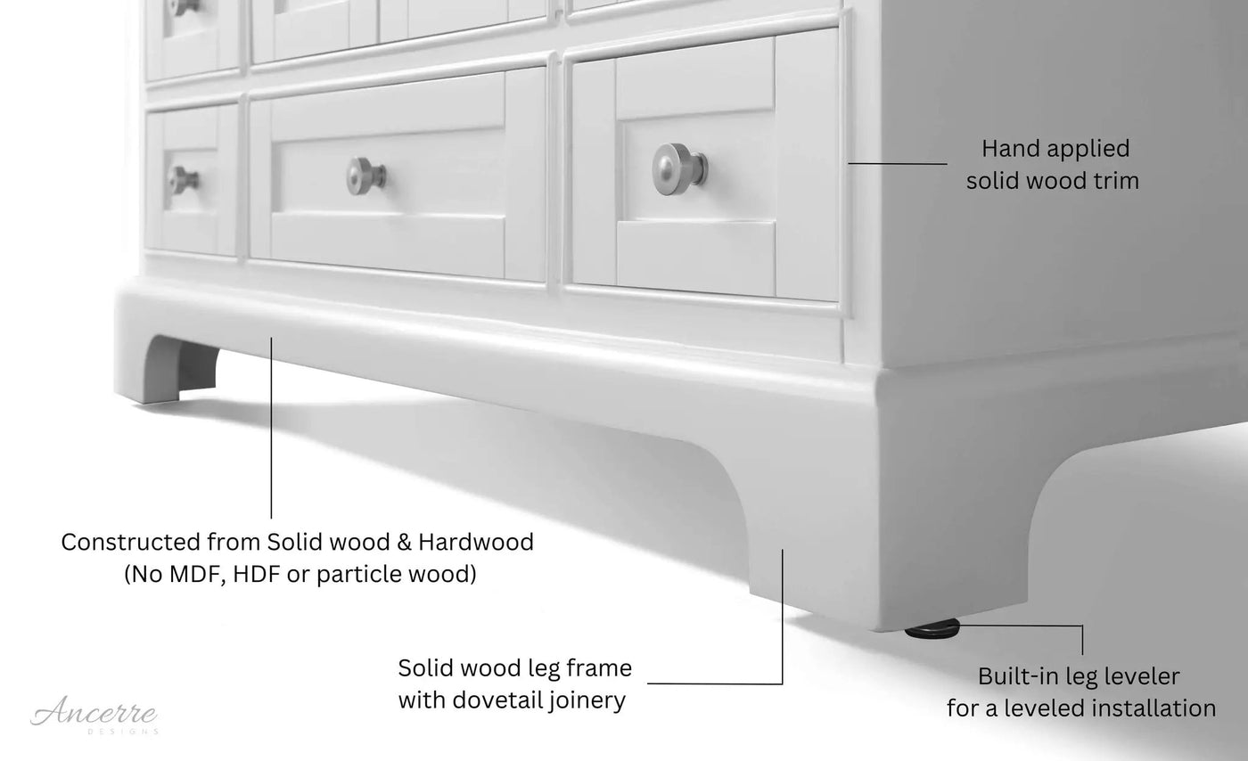 Audrey 60" Bath Vanity Set by Ancerre Designs
