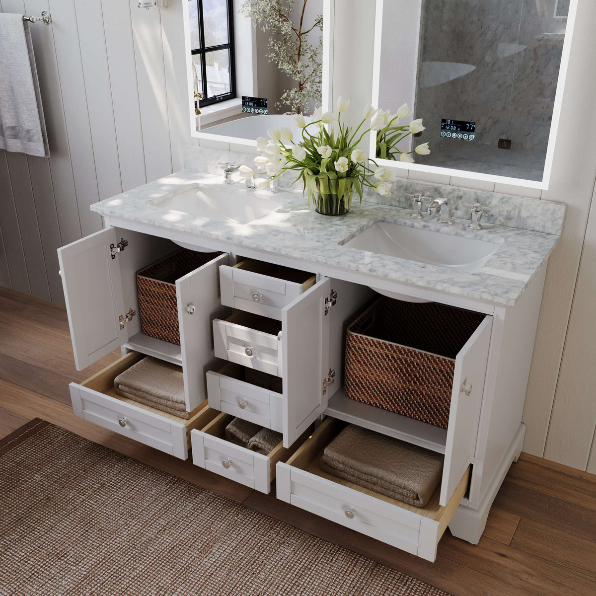 Audrey 60" Bath Vanity Set, photo 7 of 41