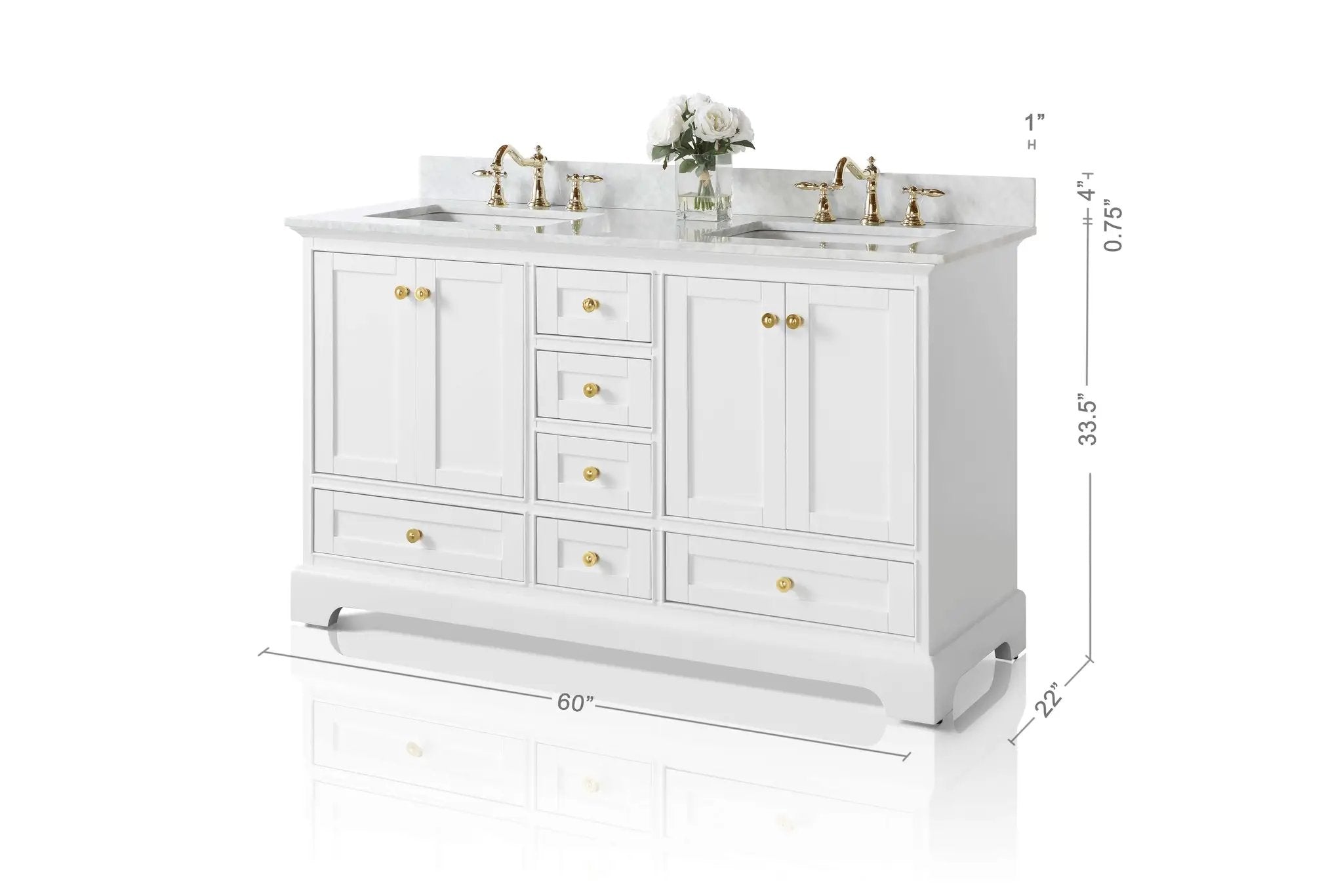 Audrey 60" Bath Vanity Set by Ancerre Designs