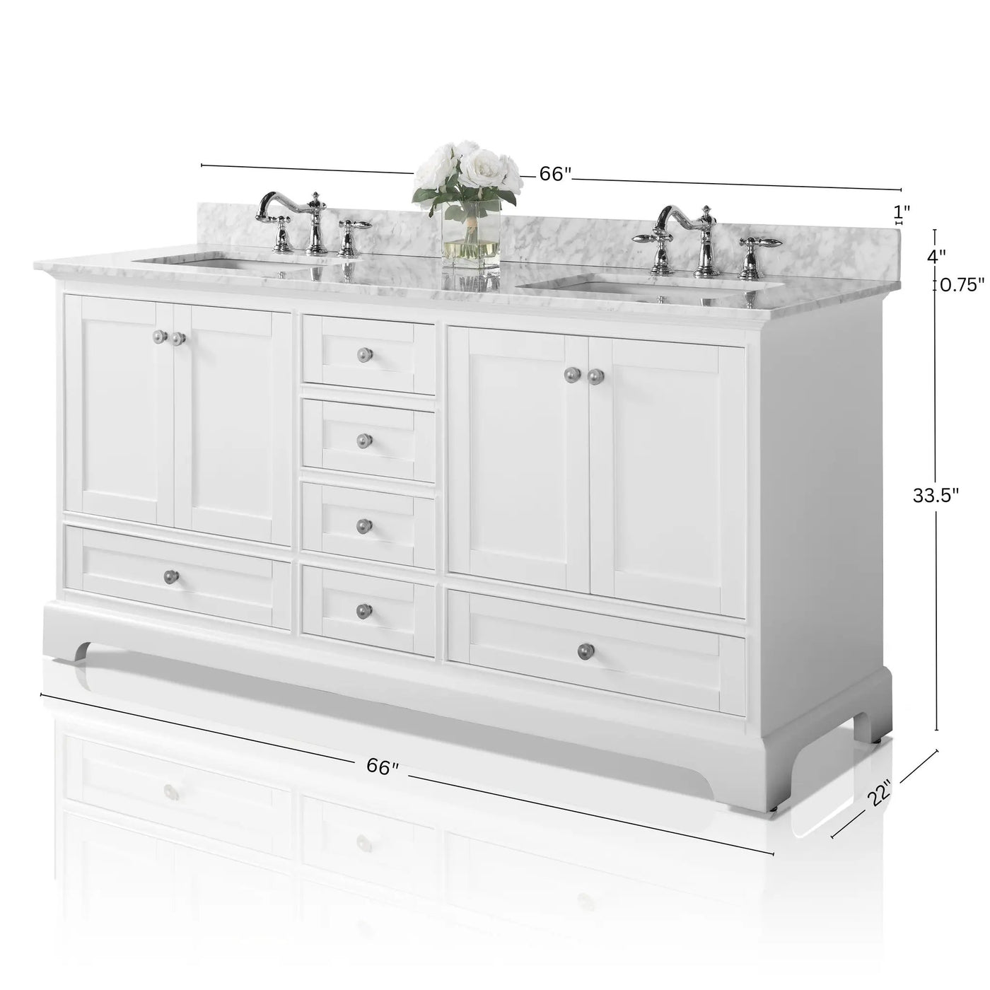 Audrey 66" Bath Vanity Set by Ancerre Designs
