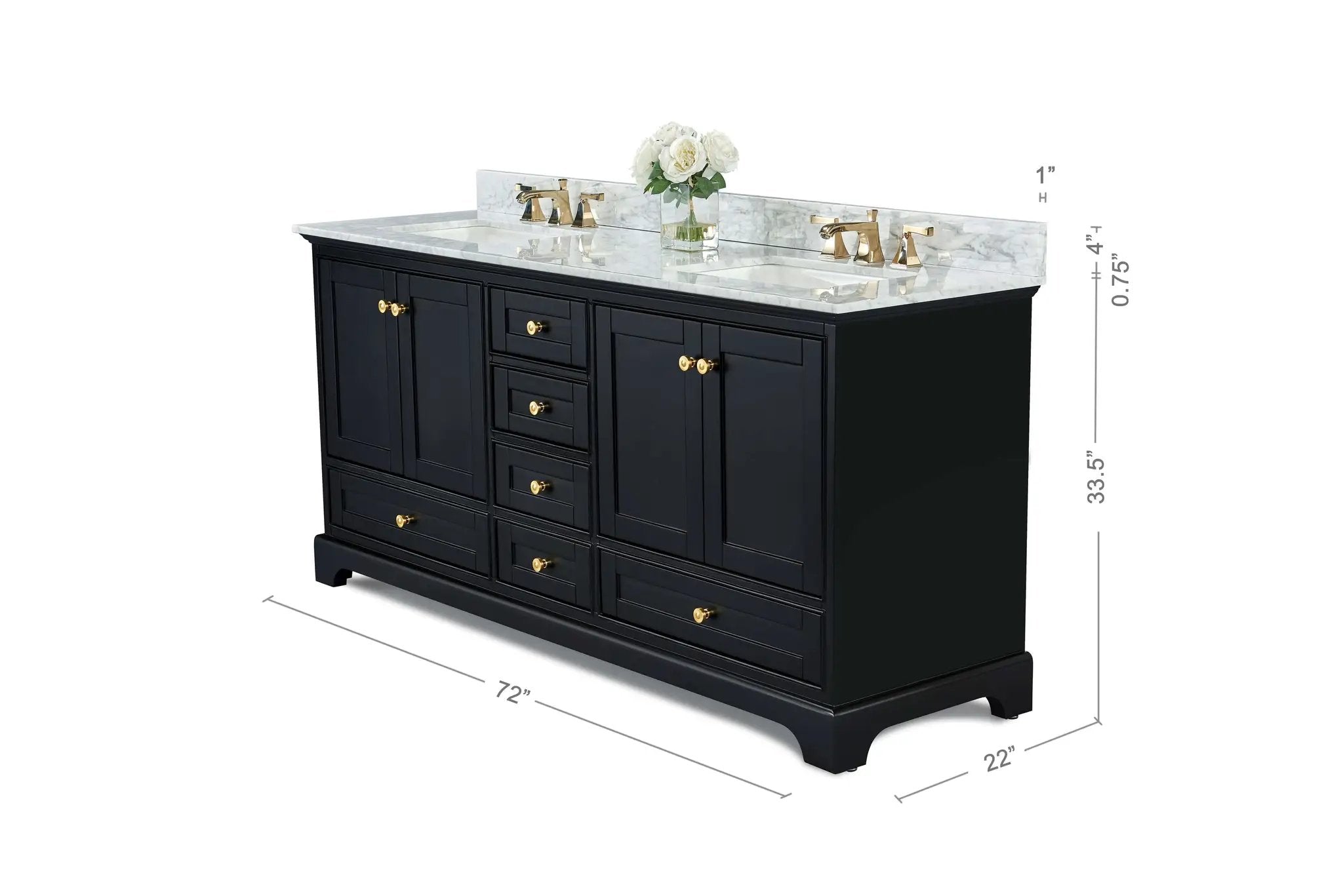 Audrey 72" Bath Vanity Set by Ancerre Designs