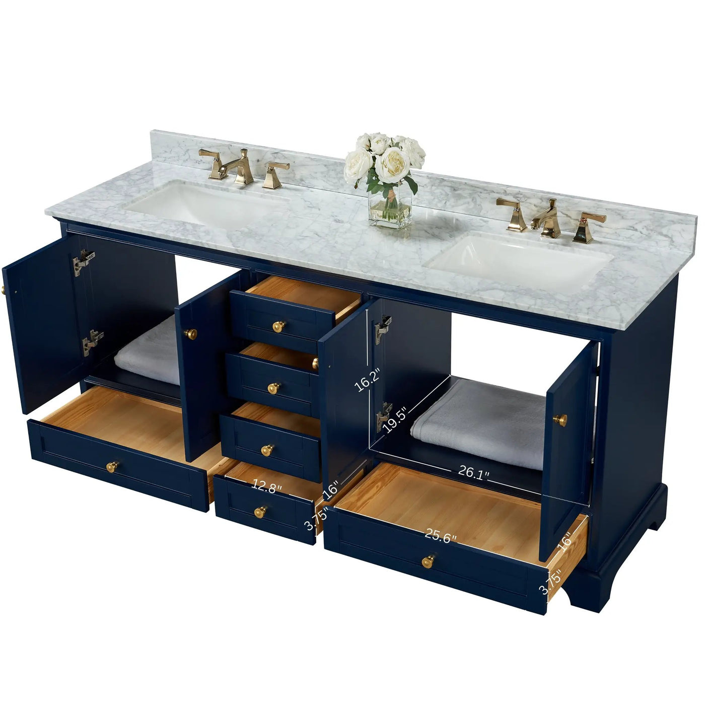 Audrey 66" Bath Vanity Set by Ancerre Designs