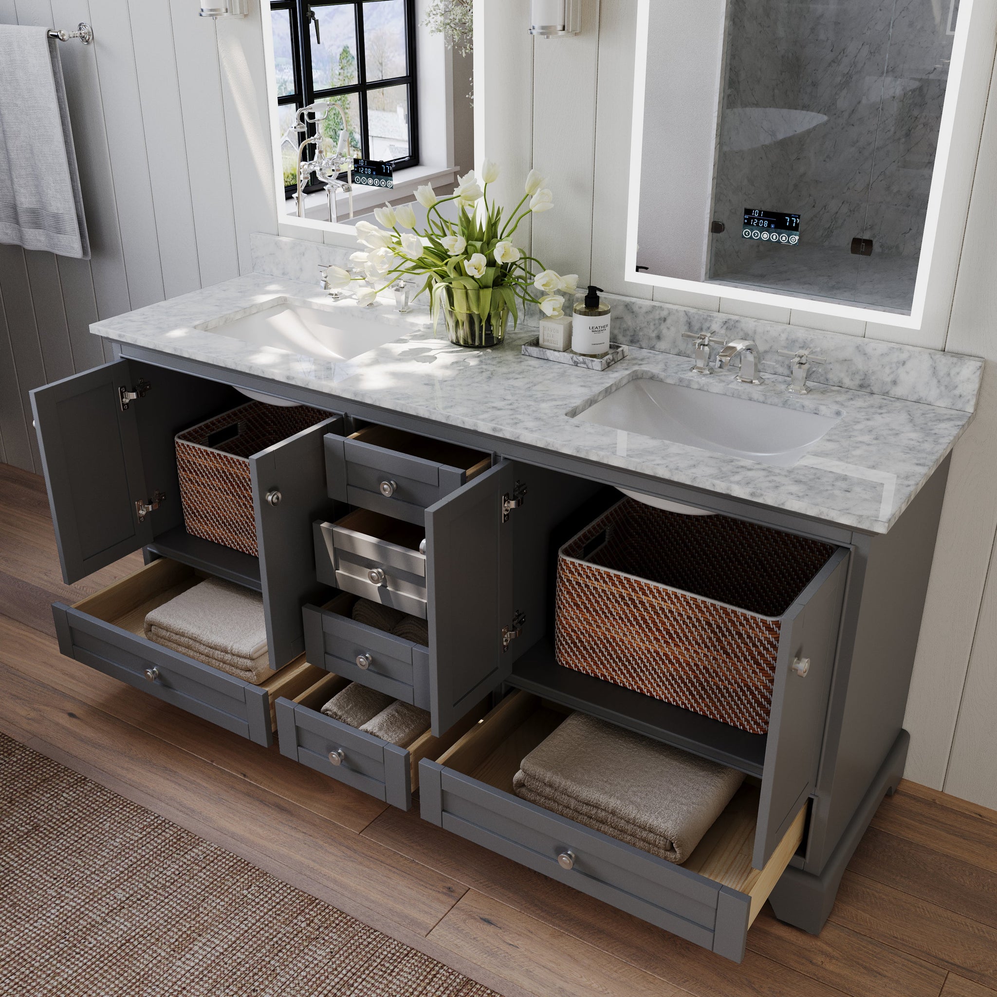 Audrey 66" Bath Vanity Set by Ancerre Designs