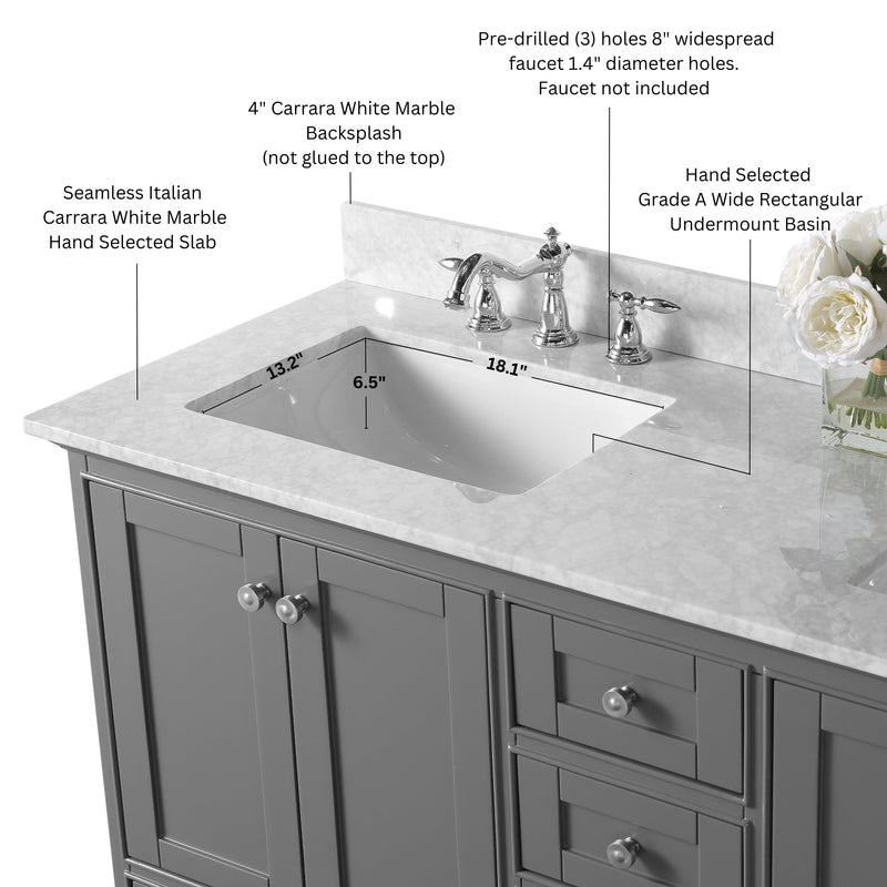 Audrey 66" Bath Vanity Set by Ancerre Designs