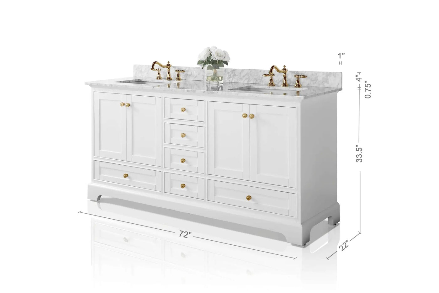 Audrey 72" Bath Vanity Set by Ancerre Designs