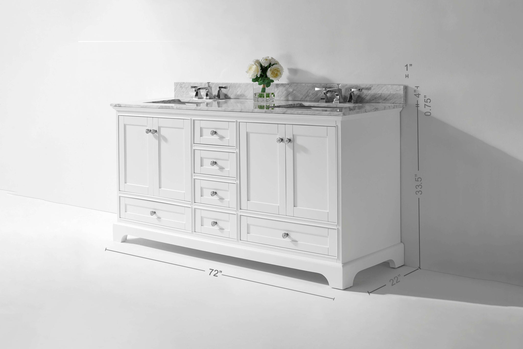 Audrey 72" Bath Vanity Set by Ancerre Designs