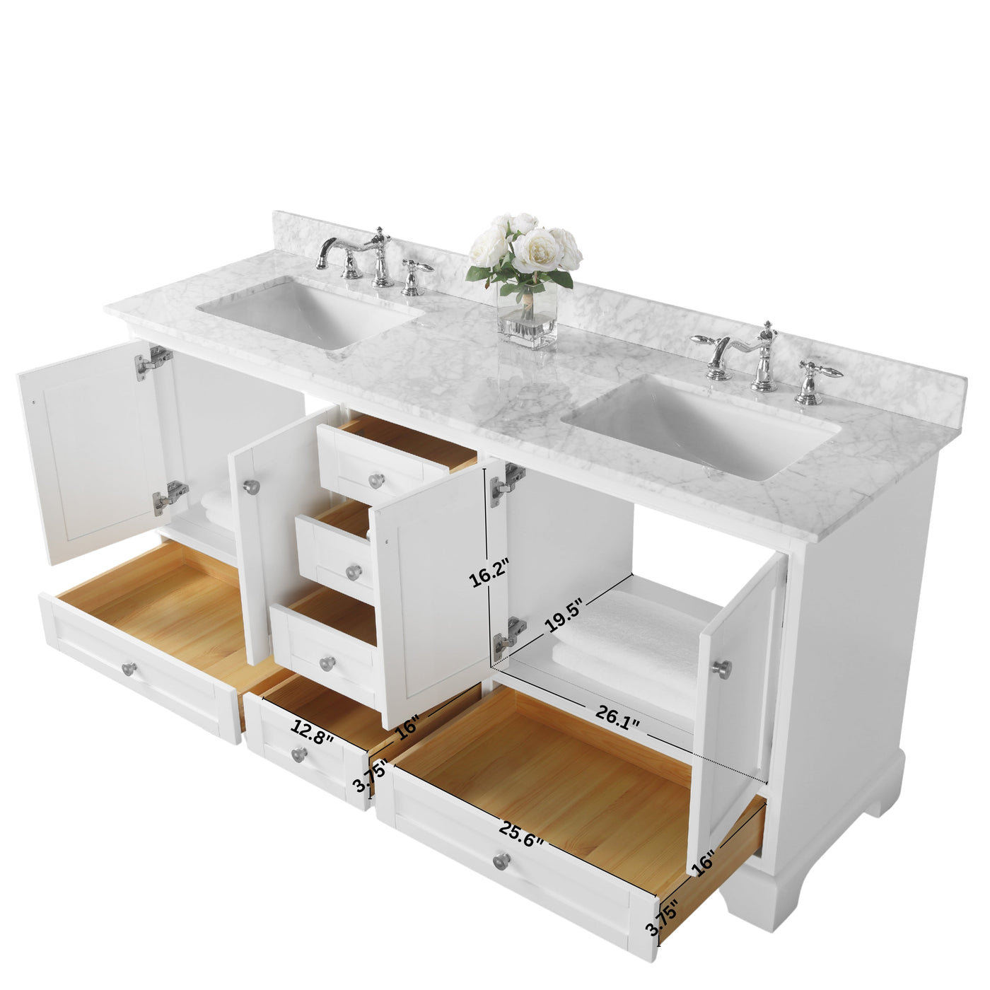 Audrey 66" Bath Vanity Set by Ancerre Designs