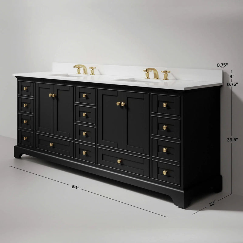 Audrey 84" Bath Vanity Set by Ancerre Designs