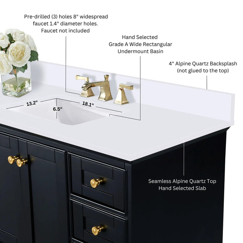 Audrey 84" Bath Vanity Set by Ancerre Designs