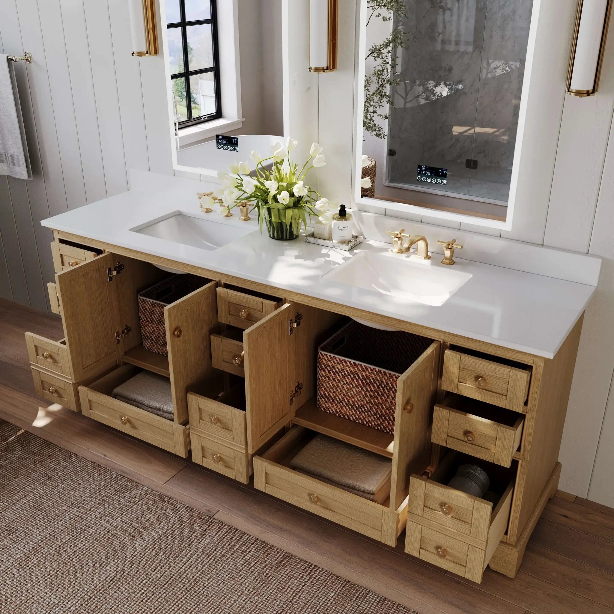 Audrey 84" Bath Vanity Set by Ancerre Designs
