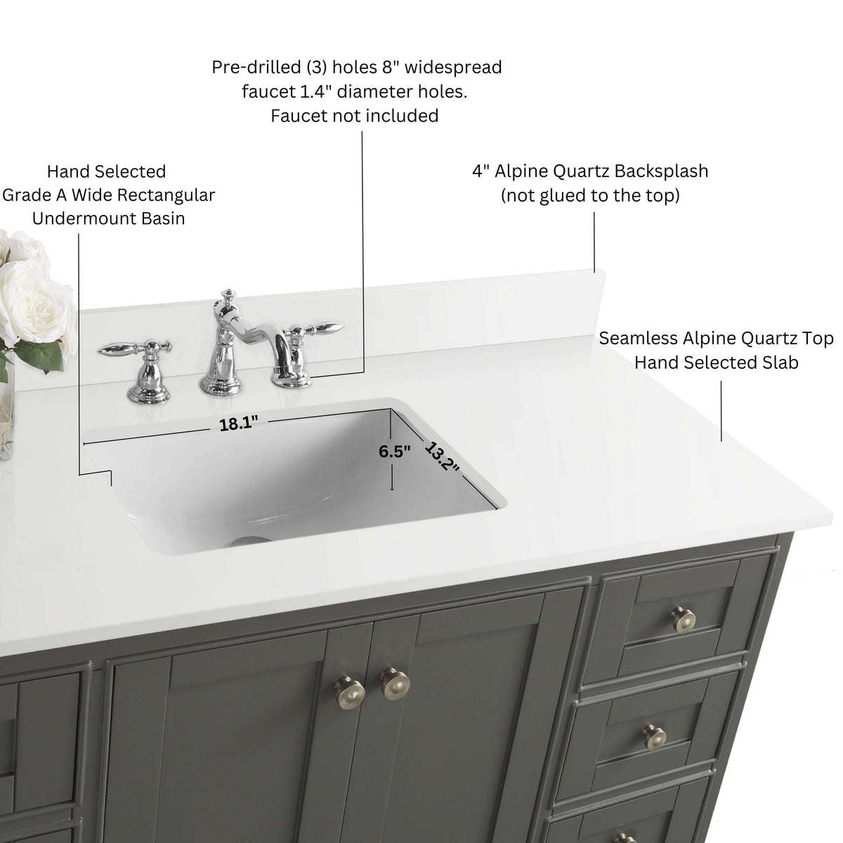 Audrey 84" Bath Vanity Set, photo 33 of 42