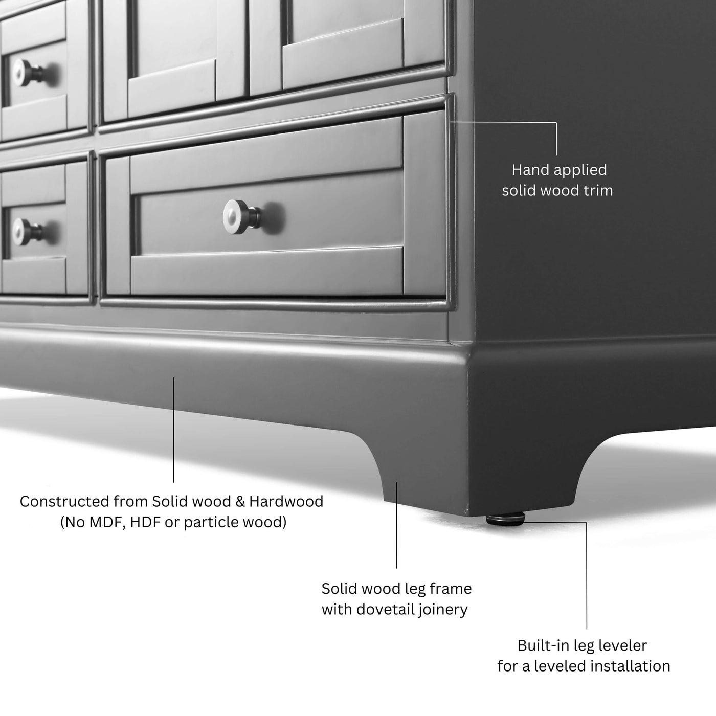 Audrey 84" Bath Vanity Set by Ancerre Designs