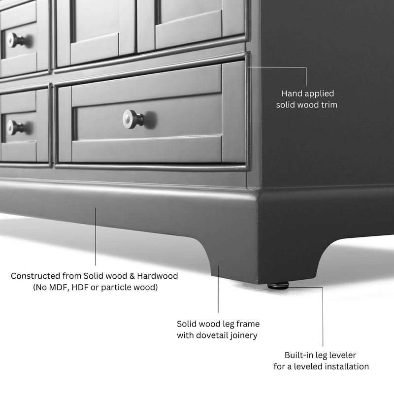 Audrey 84" Bath Vanity Set by Ancerre Designs