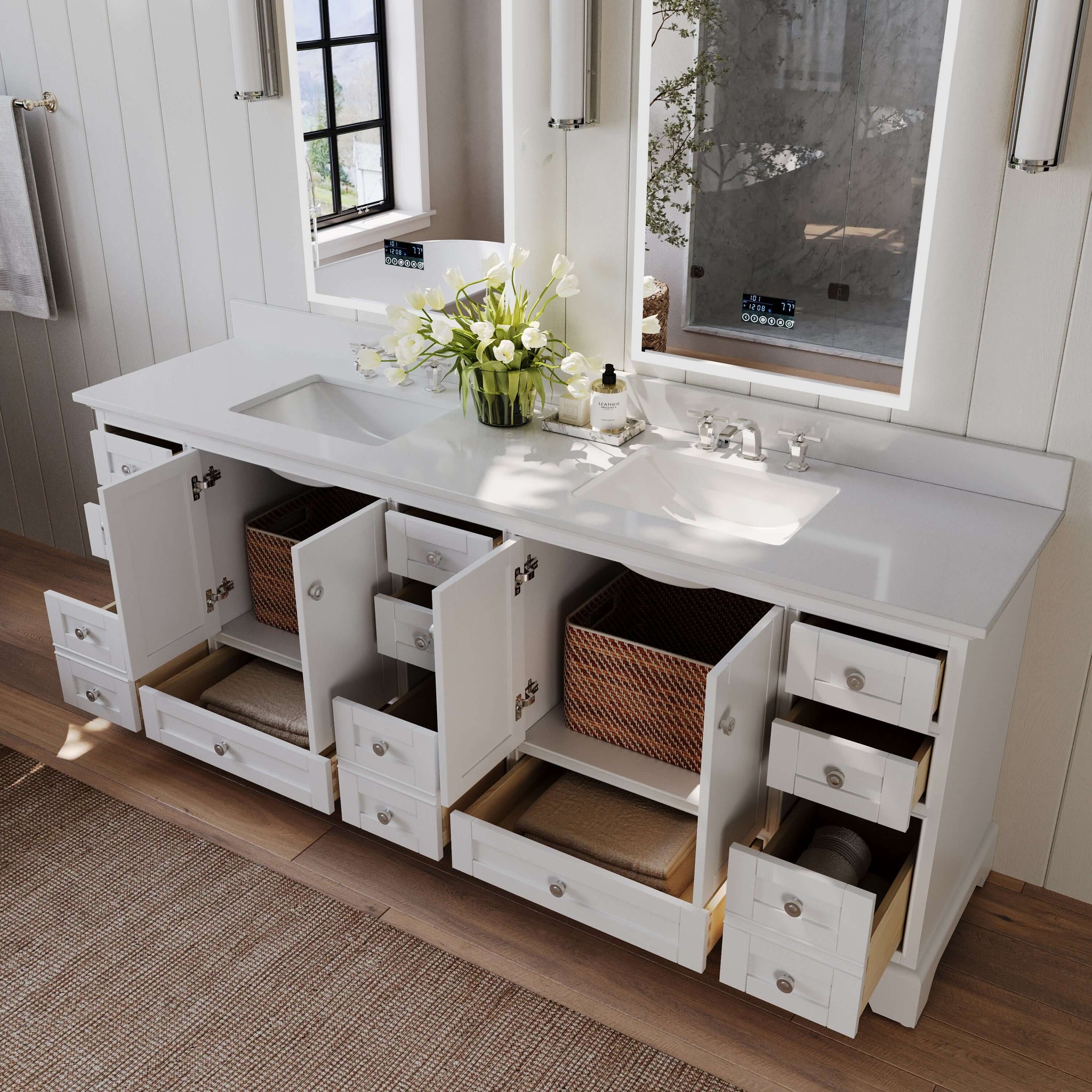Audrey 84" Bath Vanity Set by Ancerre Designs