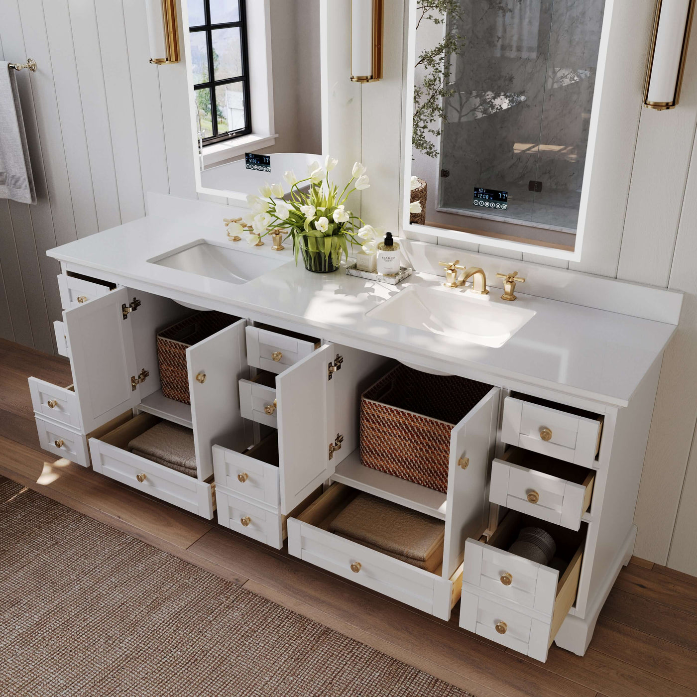 Audrey 84" Bath Vanity Set by Ancerre Designs