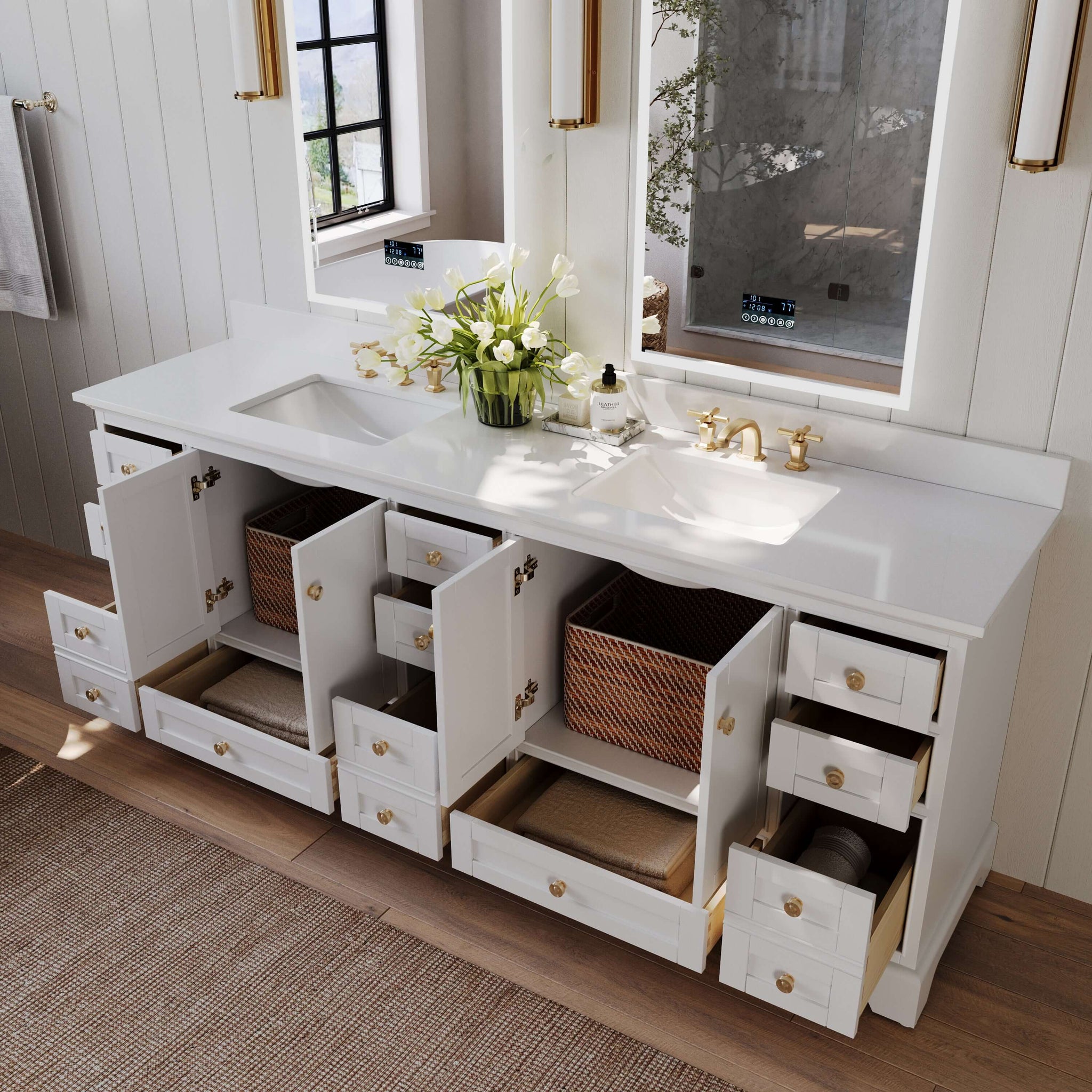 Audrey 84" Bath Vanity Set by Ancerre Designs
