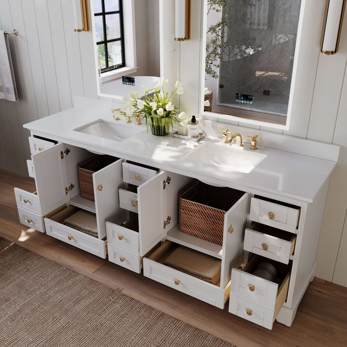 Audrey 84" Bath Vanity Set, photo 27 of 42