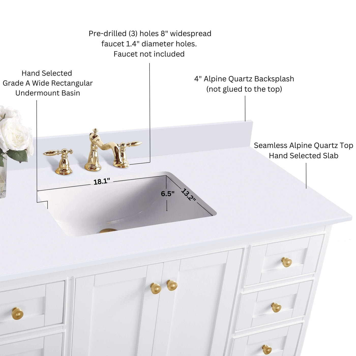 Audrey 84" Bath Vanity Set by Ancerre Designs