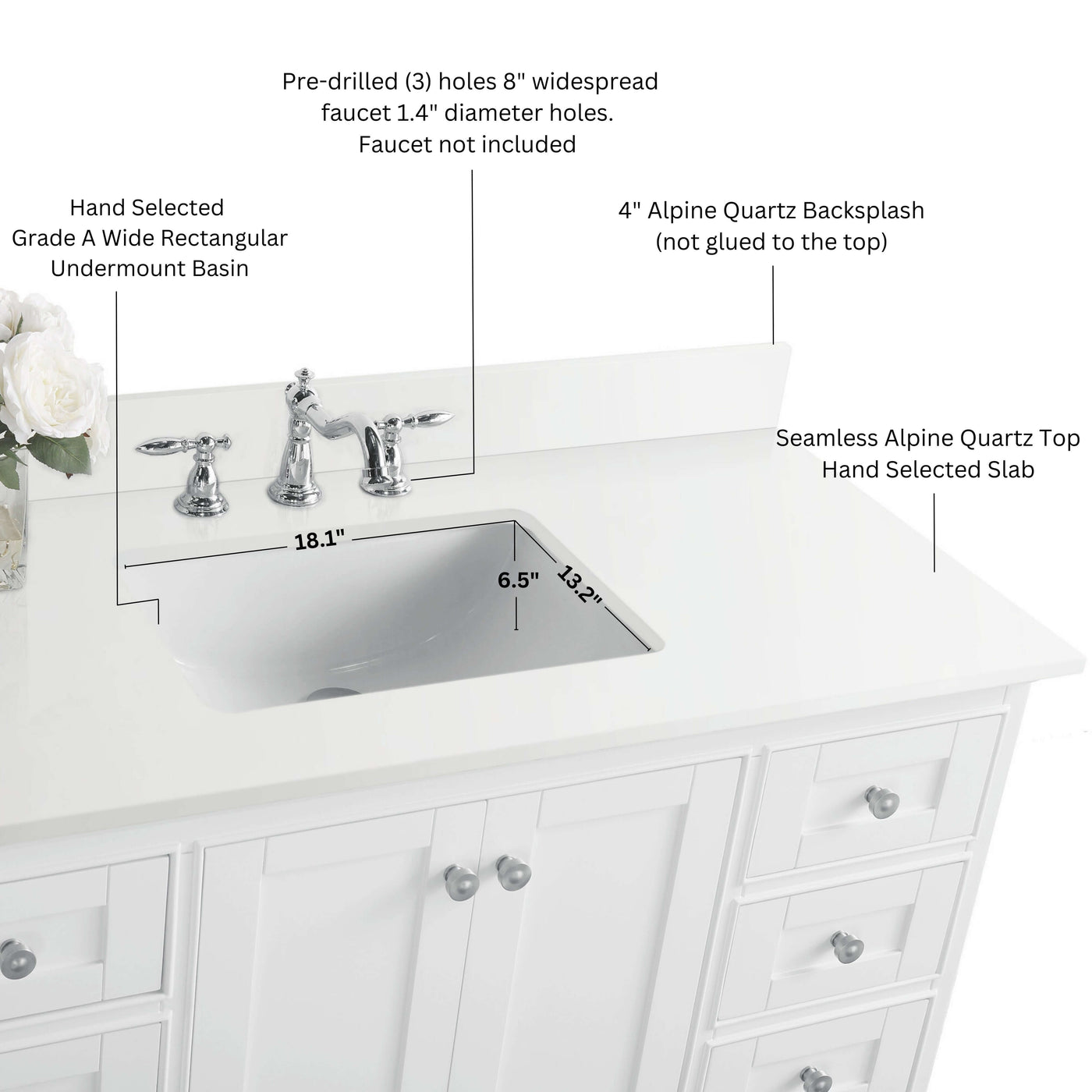 Audrey 84" Bath Vanity Set by Ancerre Designs