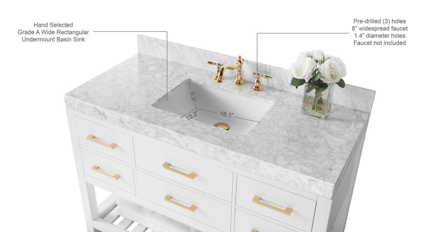 Elizabeth 48" Bath Vanity Set by Ancerre Designs