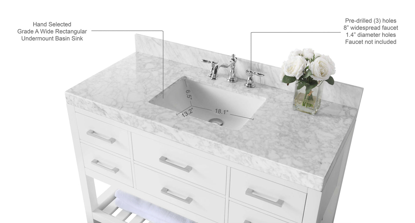 Elizabeth 48" Bath Vanity Set by Ancerre Designs