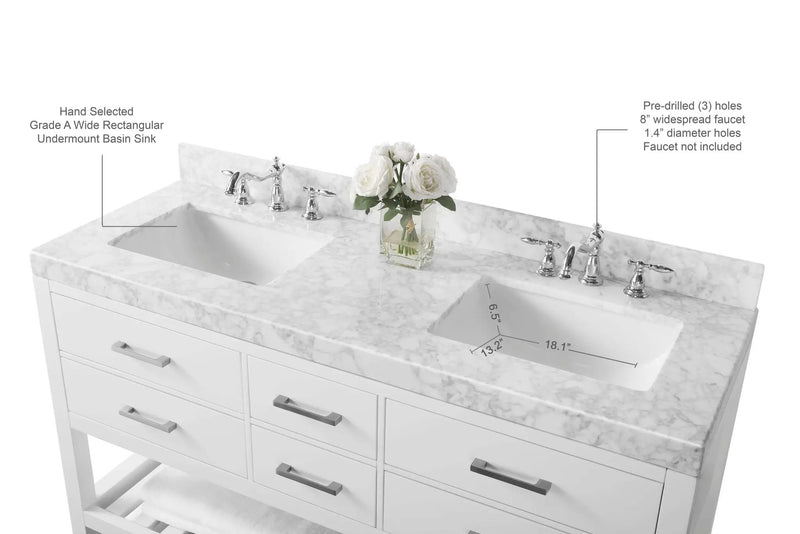 Elizabeth 60" Bath Vanity Set by Ancerre Designs