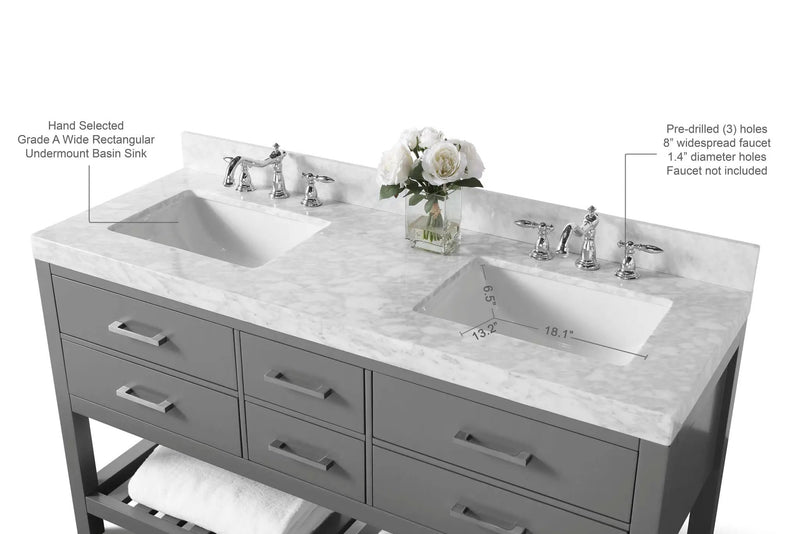 Elizabeth 72" Bath Vanity Set by Ancerre Designs