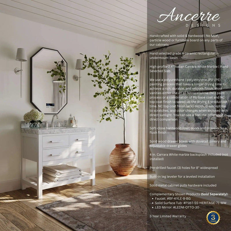 Elizabeth 36" Bath Vanity Set by Ancerre Designs