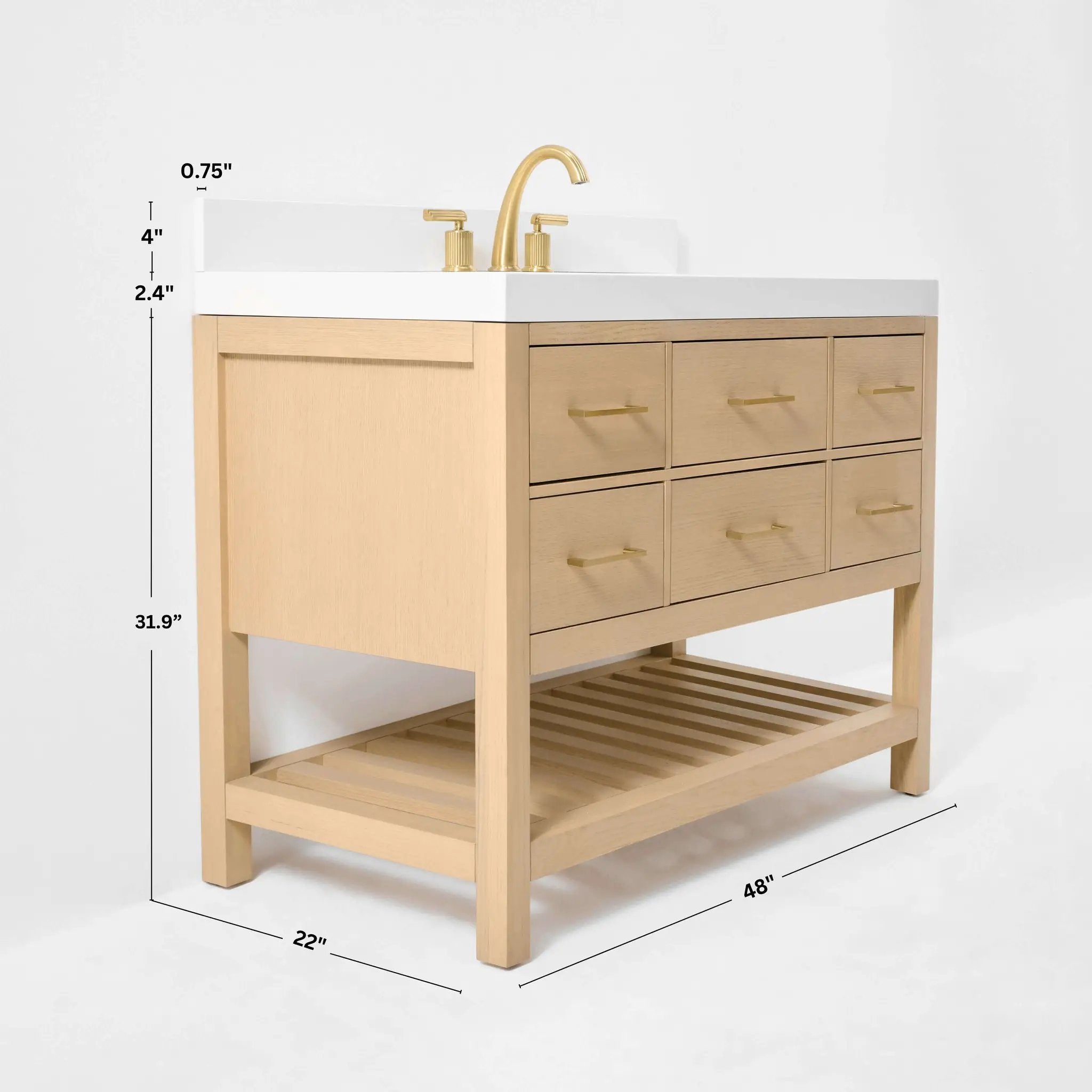 Elizabeth 48" Bath Vanity Set by Ancerre Designs