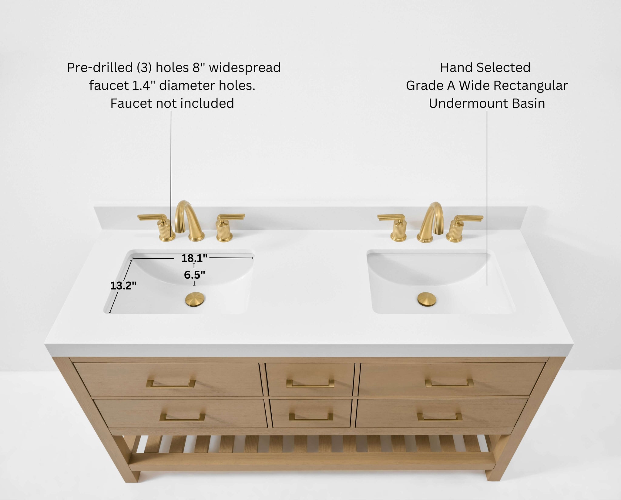 Elizabeth 60" Bath Vanity Set by Ancerre Designs
