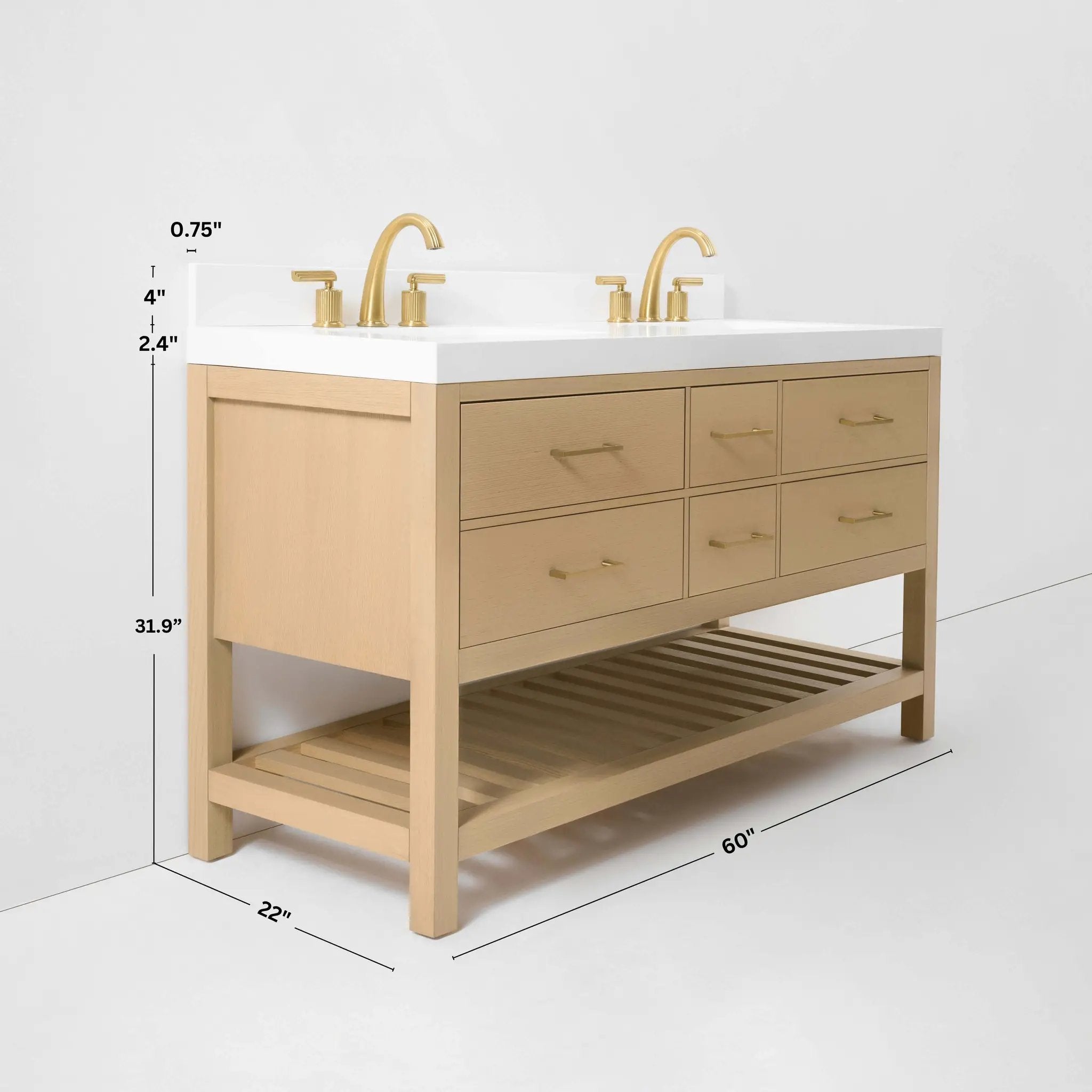 Elizabeth 60" Bath Vanity Set by Ancerre Designs