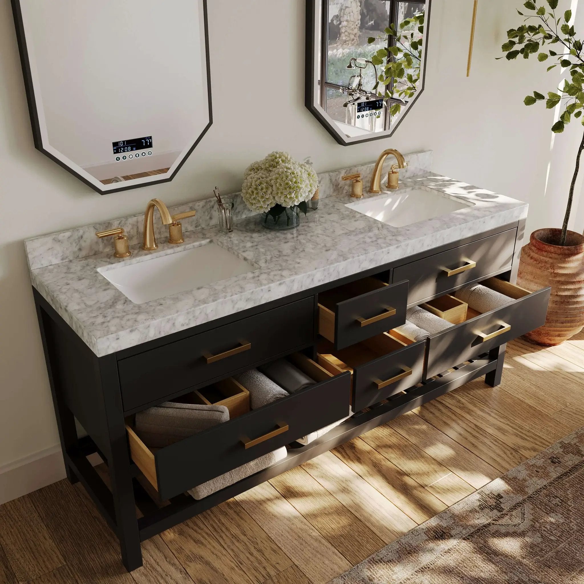 Elizabeth 72" Bath Vanity Set by Ancerre Designs
