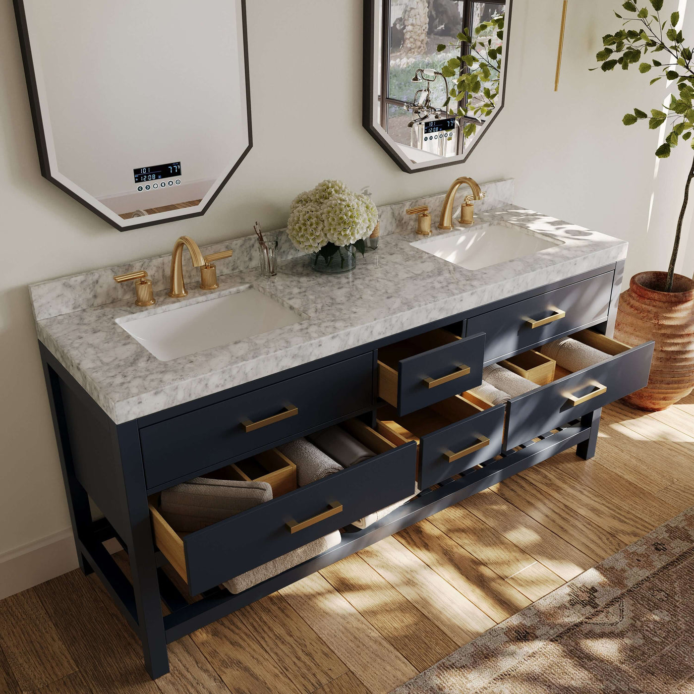 Elizabeth 72" Bath Vanity Set by Ancerre Designs