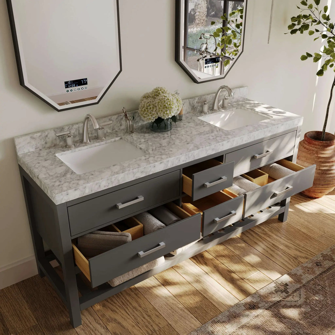 Elizabeth 72" Bath Vanity Set by Ancerre Designs