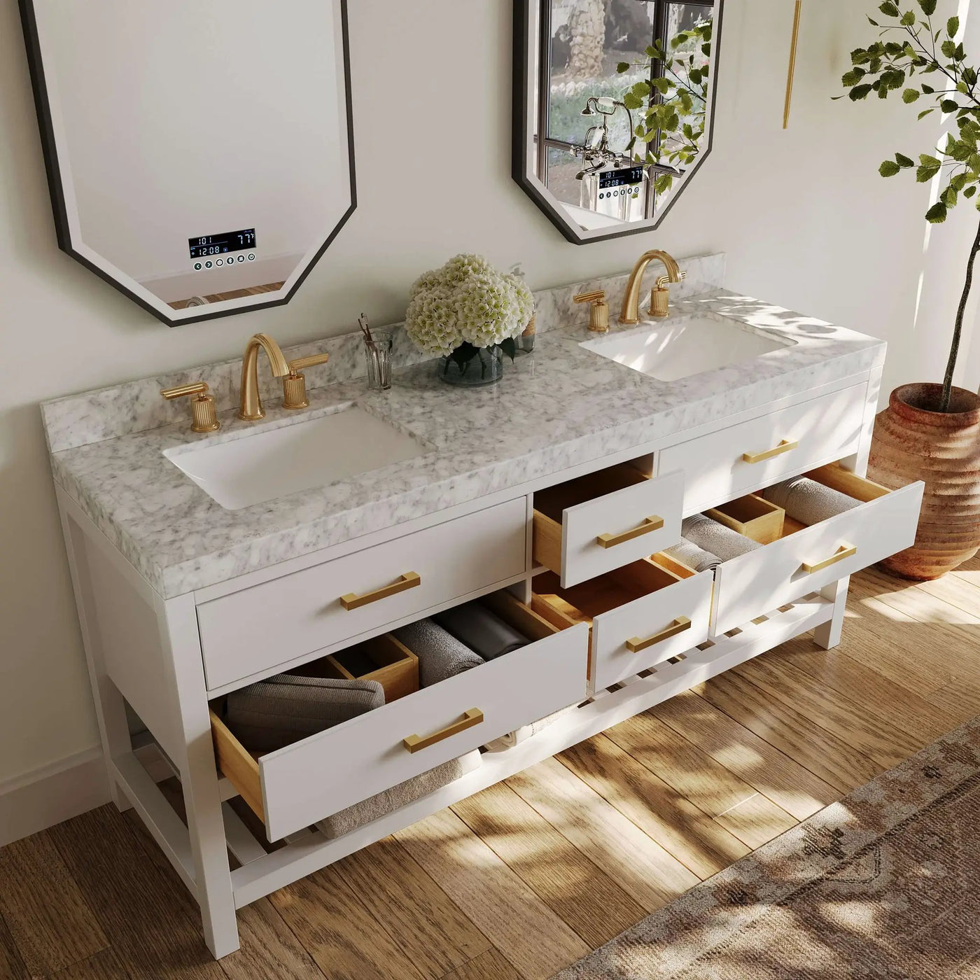Elizabeth 72" Bath Vanity Set by Ancerre Designs