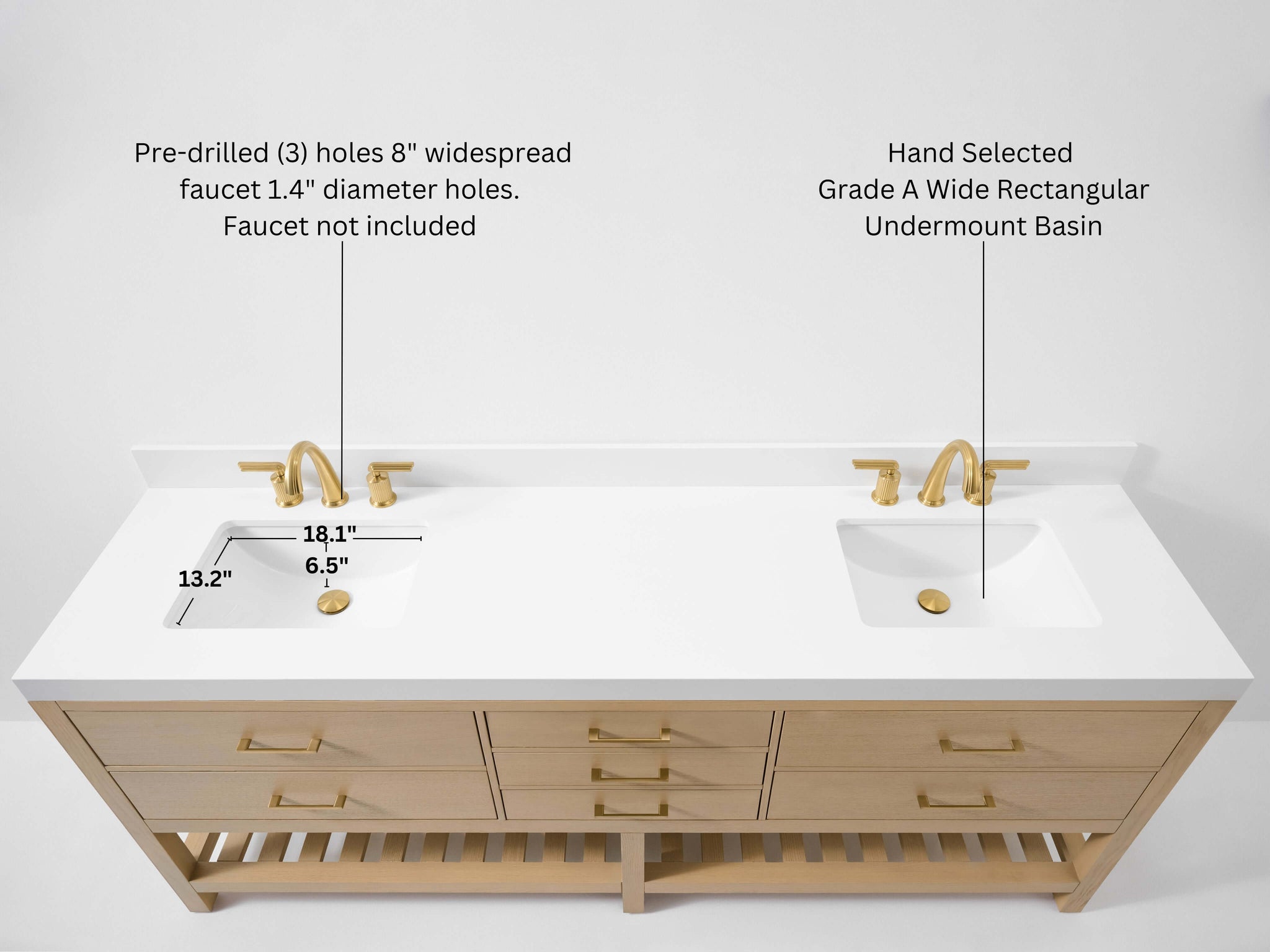Elizabeth 84" Bath Vanity Set by Ancerre Designs
