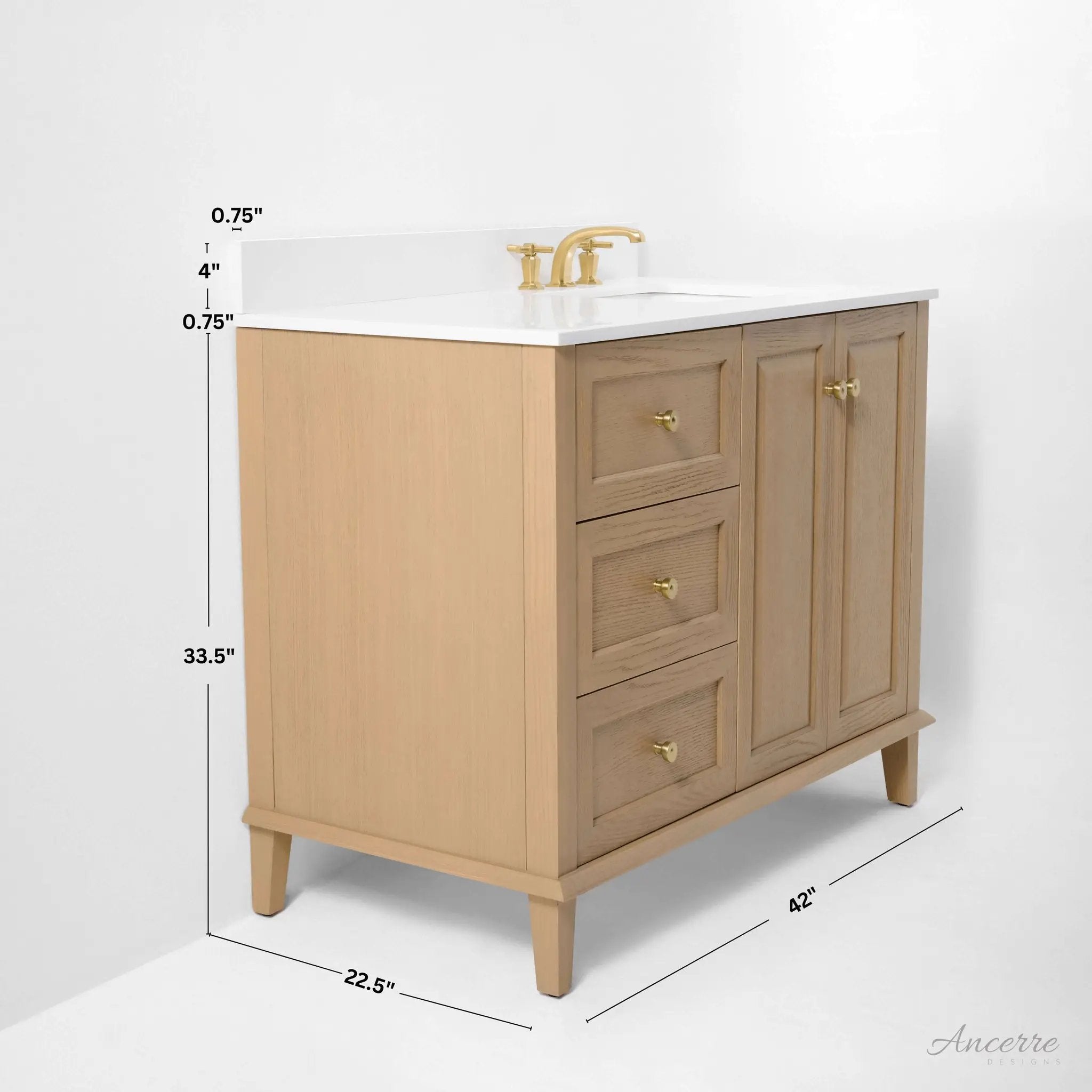 Hannah 42" Bath Vanity Set by Ancerre Designs