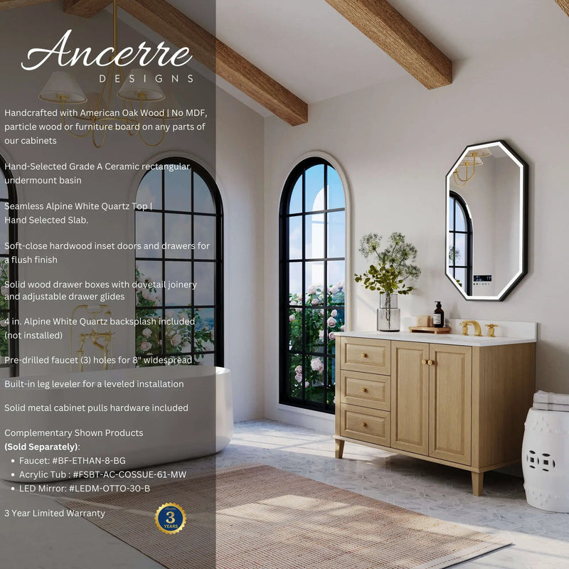 Hannah 48" Bath Vanity Set by Ancerre Designs