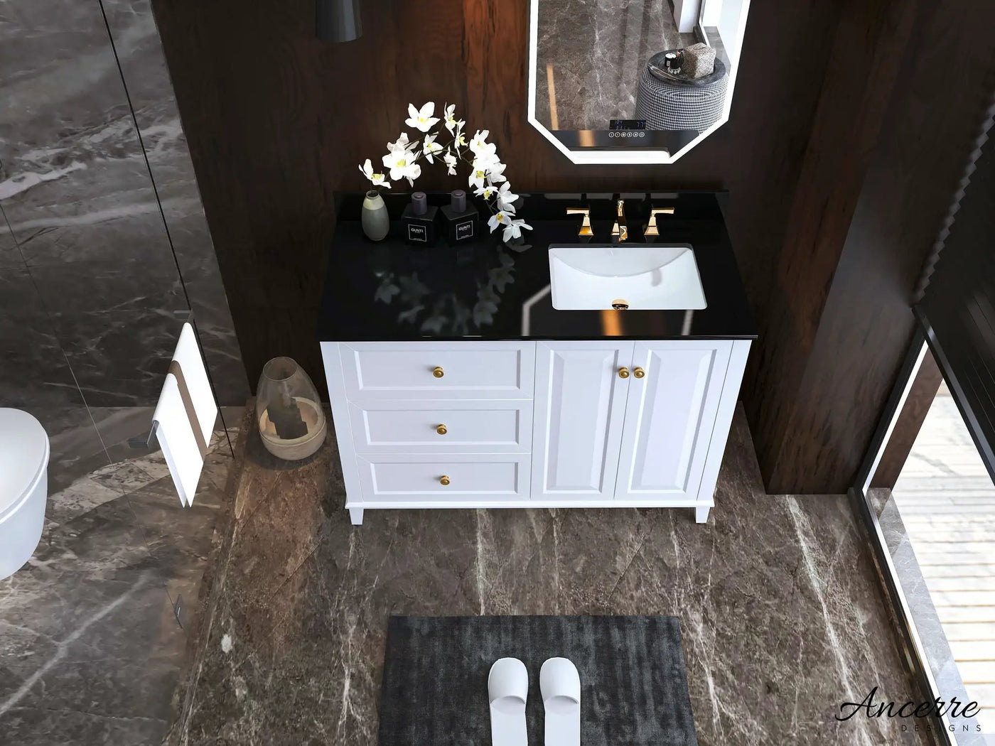 Hannah 48" Bath Vanity Set by Ancerre Designs