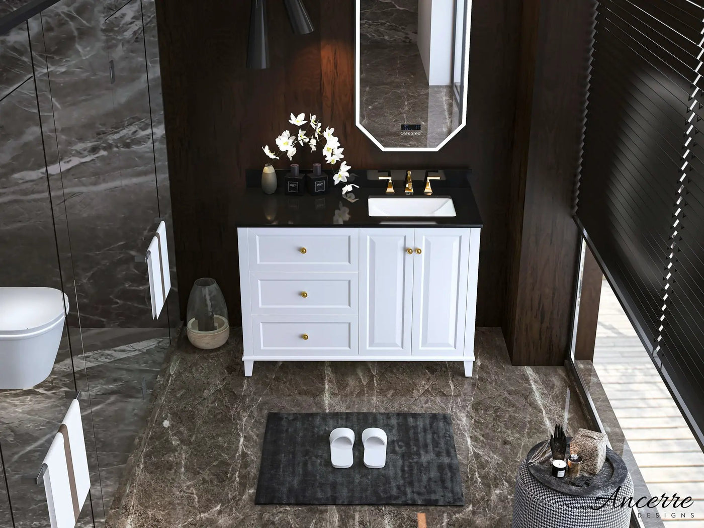 Hannah 48" Bath Vanity Set by Ancerre Designs