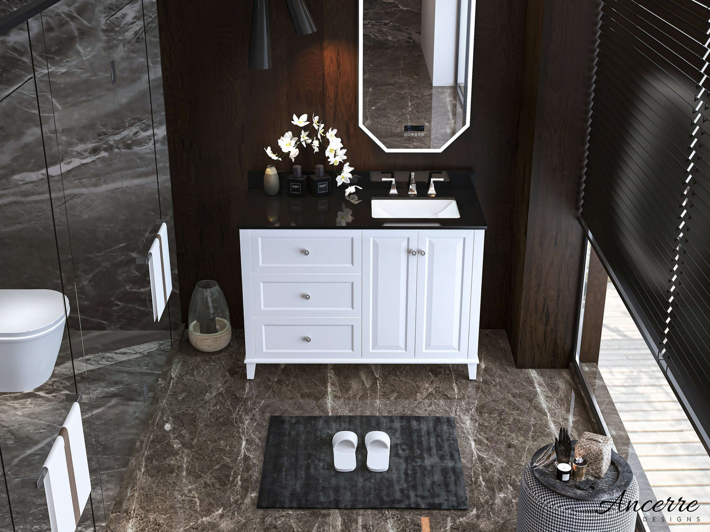 Hannah 48" Bath Vanity Set by Ancerre Designs