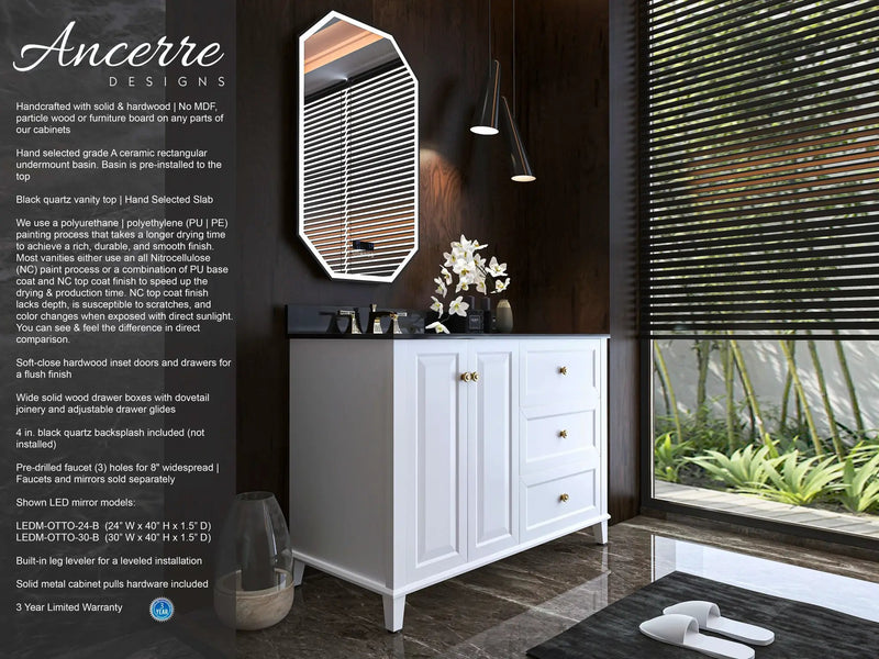 Hannah 42" Bath Vanity Set by Ancerre Designs