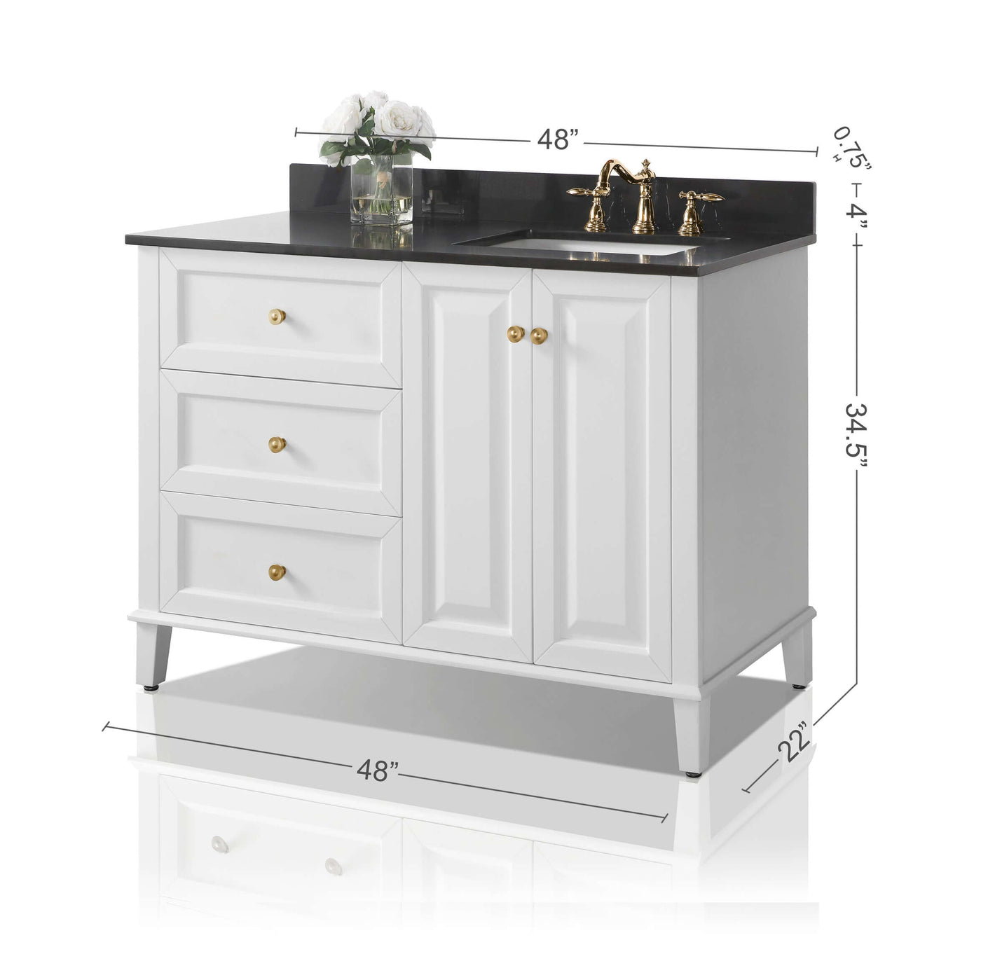 Hannah 48" Bath Vanity Set by Ancerre Designs