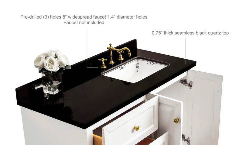 Hannah 42" Bath Vanity Set by Ancerre Designs